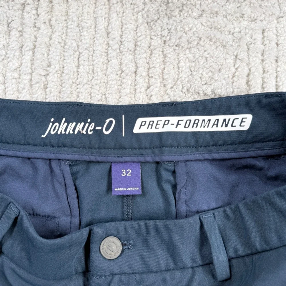 Johnnie O Prep Formance Shorts Mens 32 High Tide Navy Golf Technical Preppy Frat